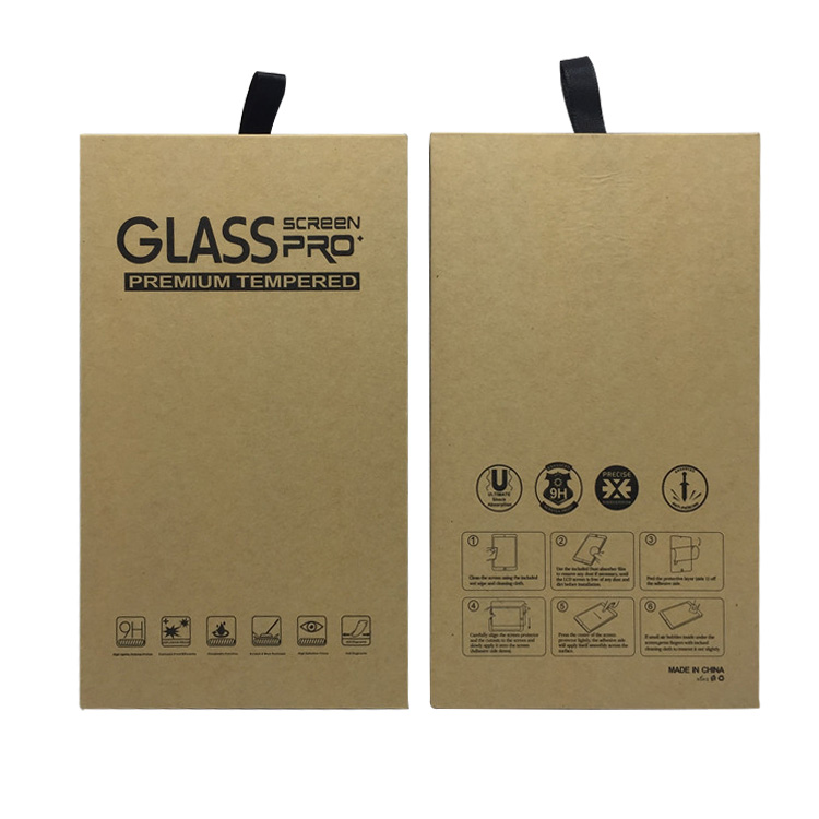 Book Shaped Box Film Protèktif Packaging Box
